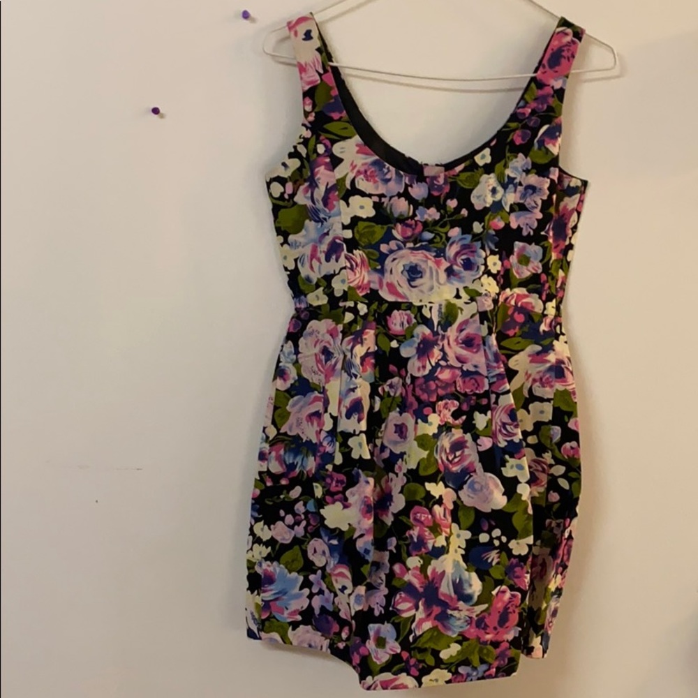 flower mini dress